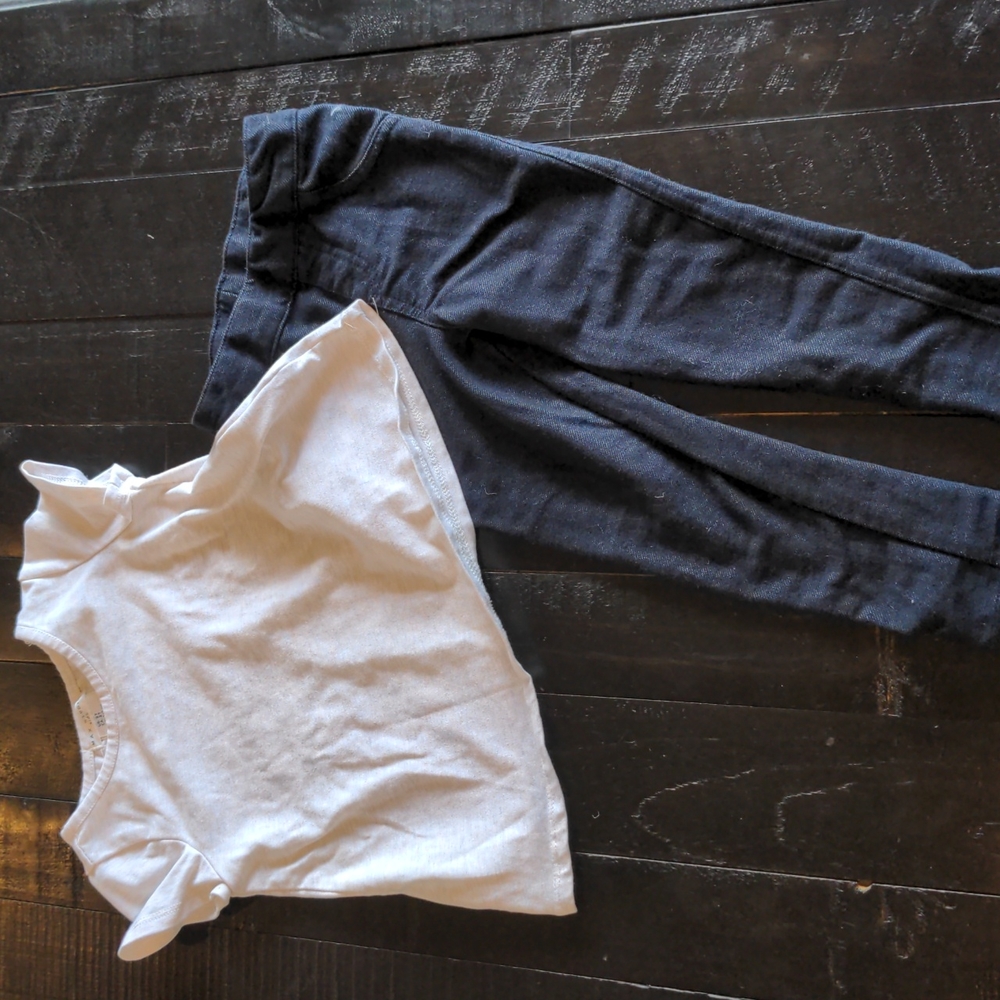 Max Studio Leggings and Tshirt